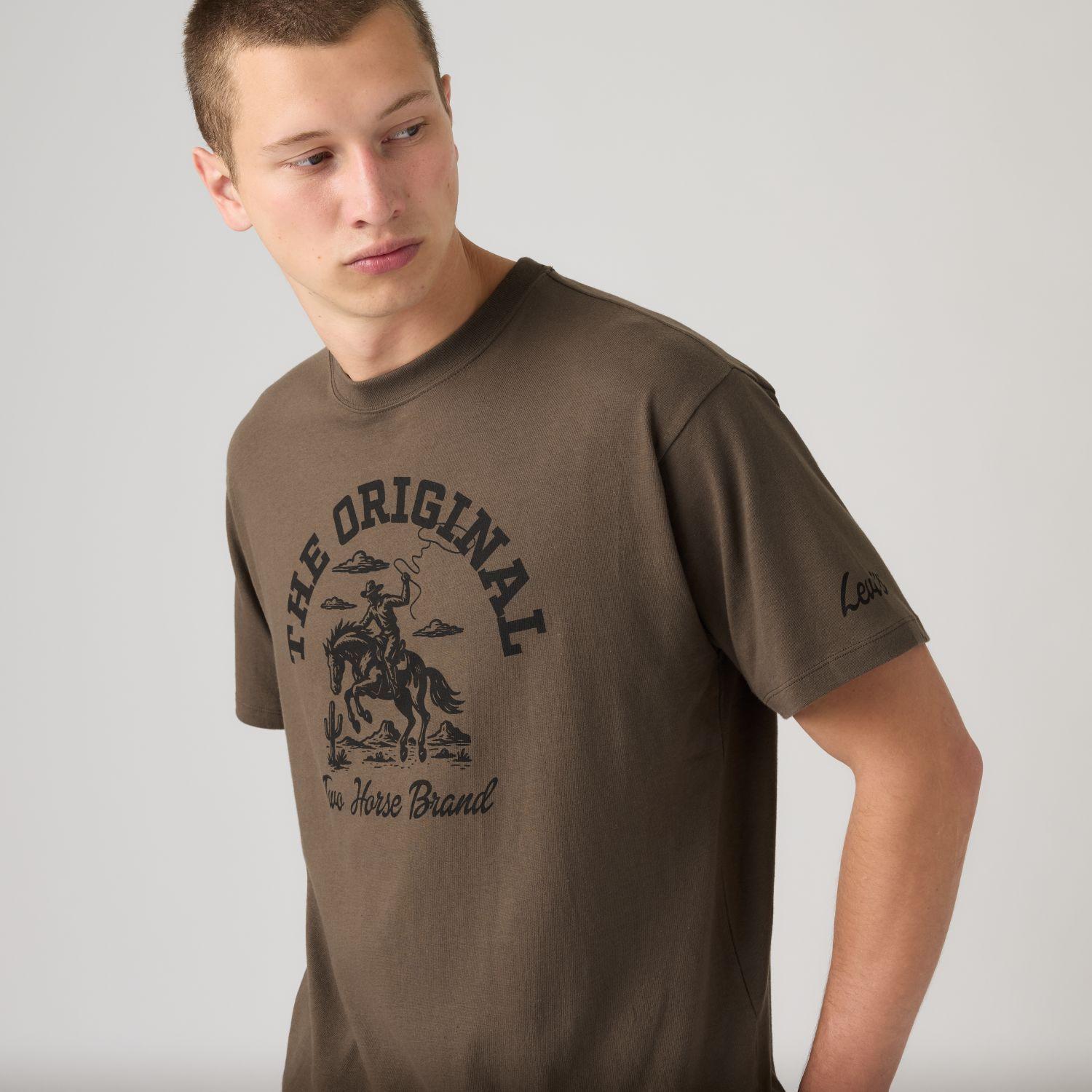 Polera Hombre Vintage Fit Graphic Tee Café Levis 87373-0492-3