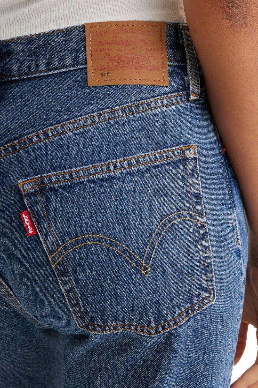 Jeans Mujer 501 Azul Levis 12501-0438-4