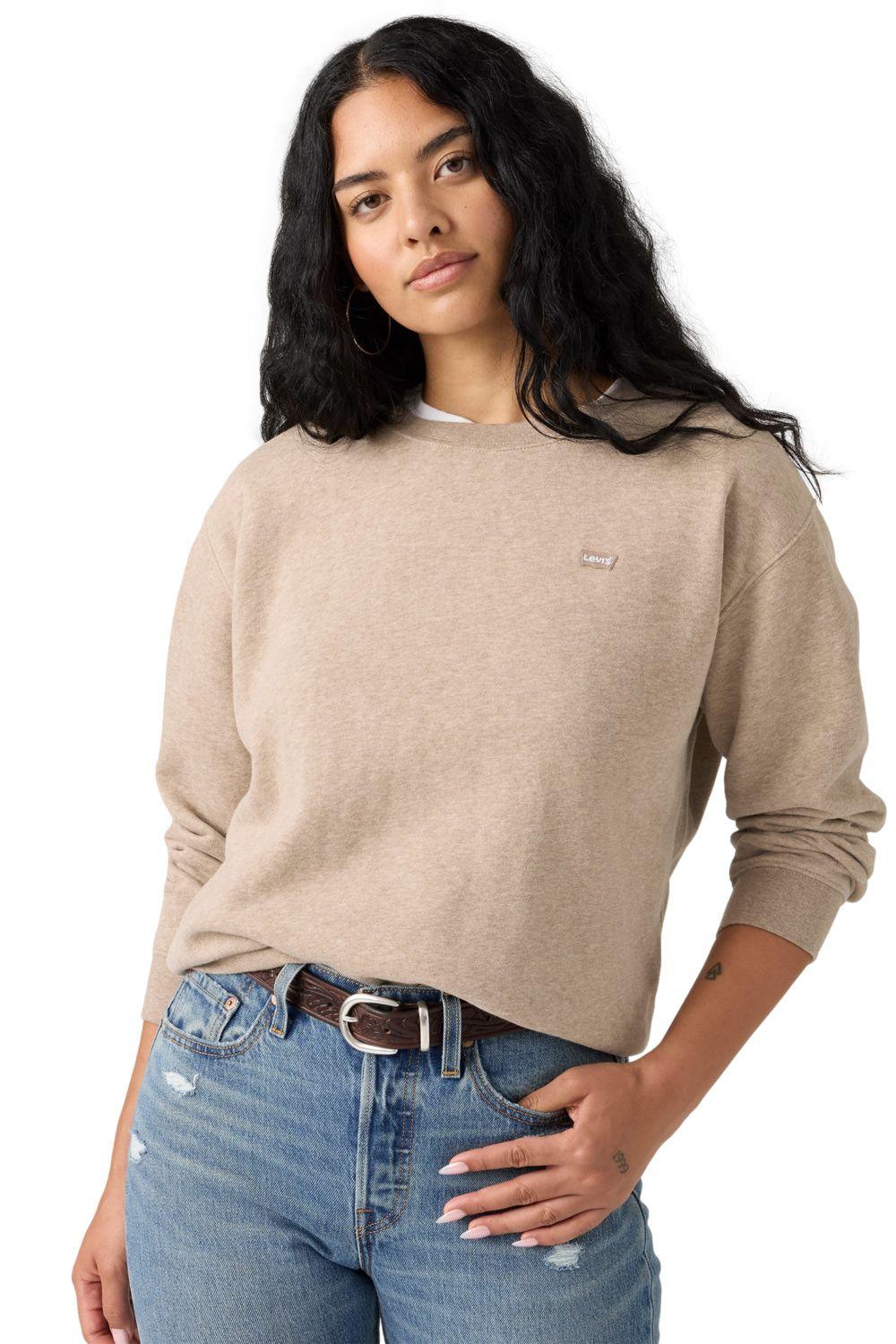 Polerón Mujer Everyday Sweatshirt Café Levis A5942-0053-2