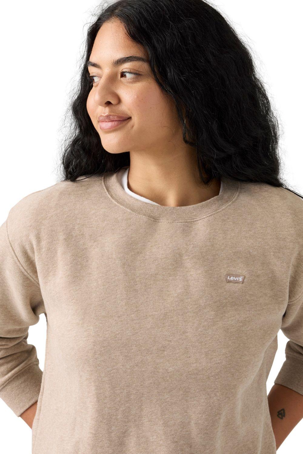 Polerón Mujer Everyday Sweatshirt Café Levis A5942-0053-3