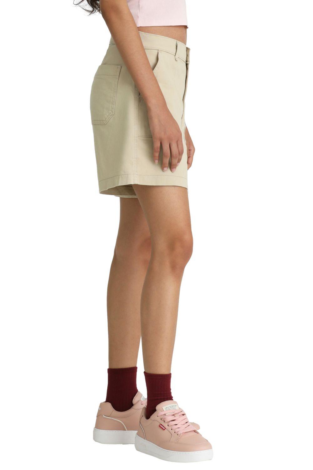 Shorts Mujer Nd Utility Short Beige Levis A7542-0003-1