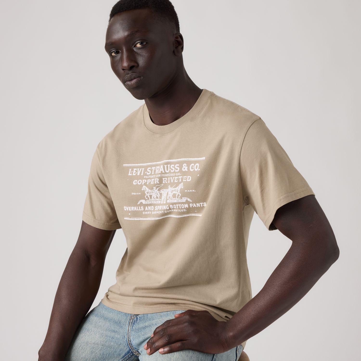 Polera Hombre Ss Relaxed Fit Tee Café Levis 16143-2681-2