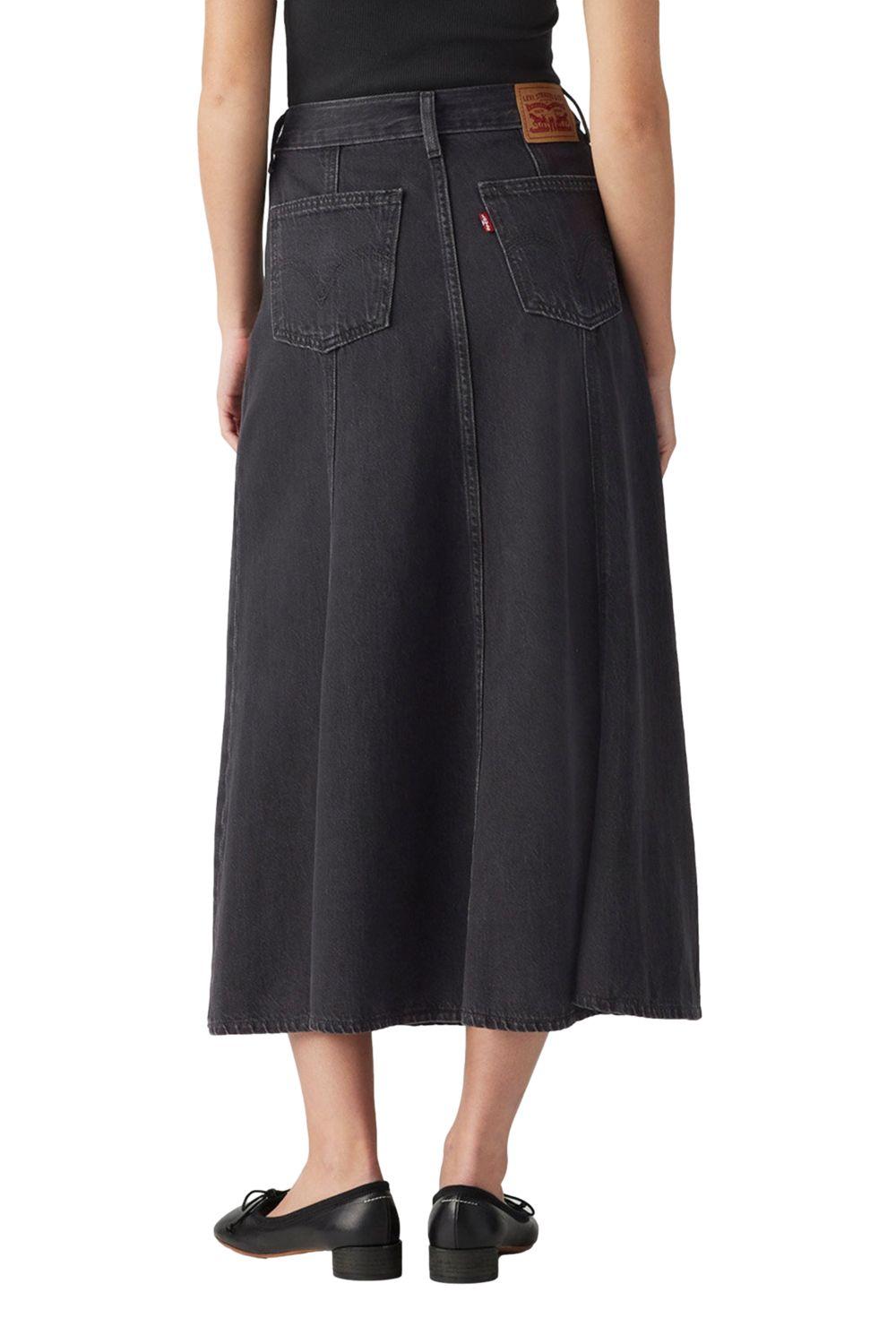 Falda Mujer Fit and Flare Negro Levis A8730-0000-2