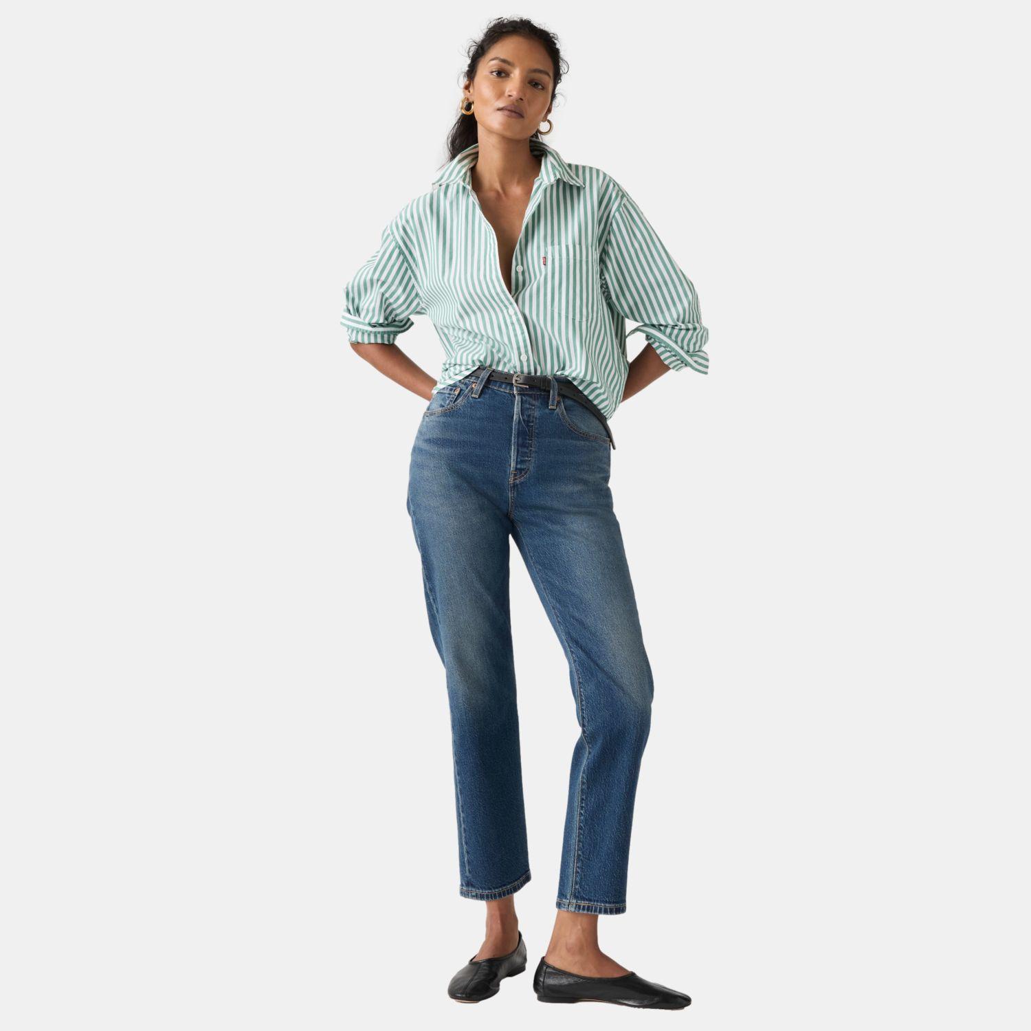Jeans Mujer 501 Crop Lightweight Azul Levis A8746-0004-3