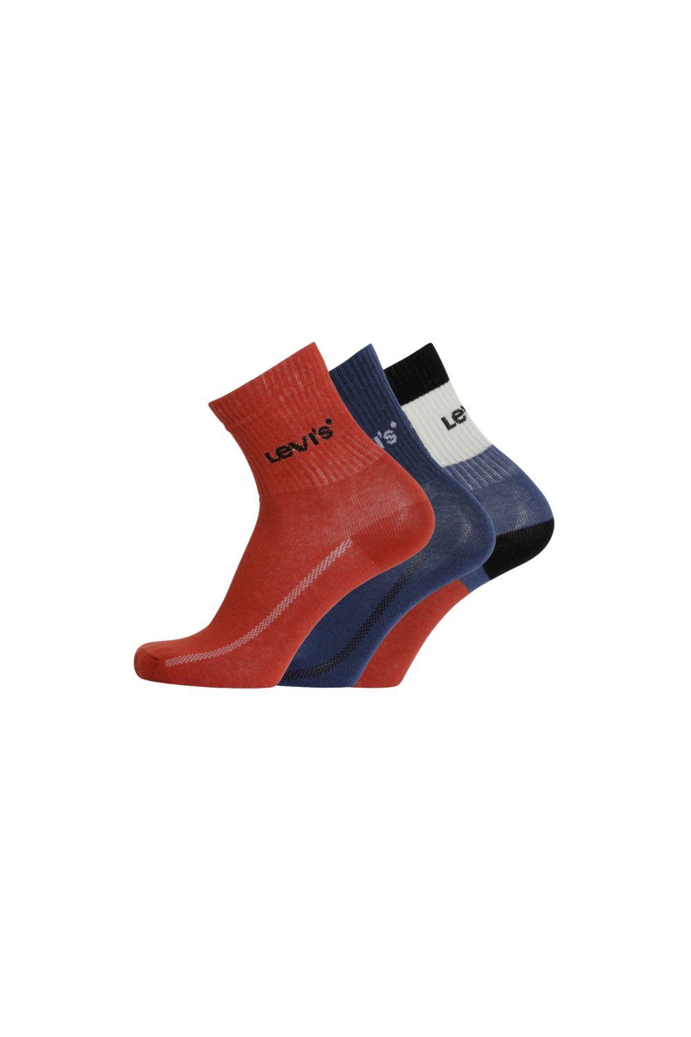Calcetines Hombre 3p Cortos Multicolor Levis 37863-1040-0