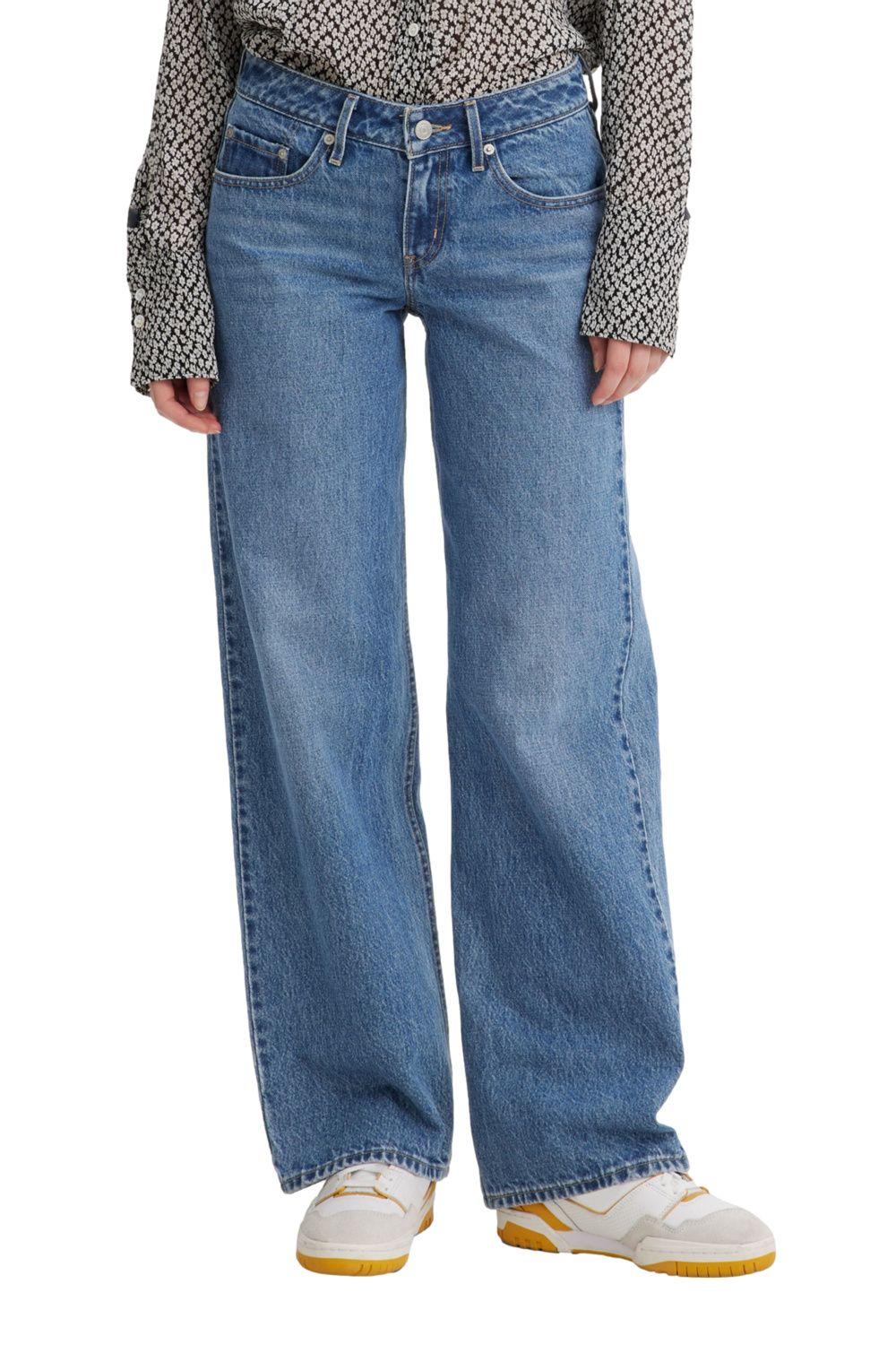 Jeans Mujer Low Loose Azul Levis A5566-0001-0