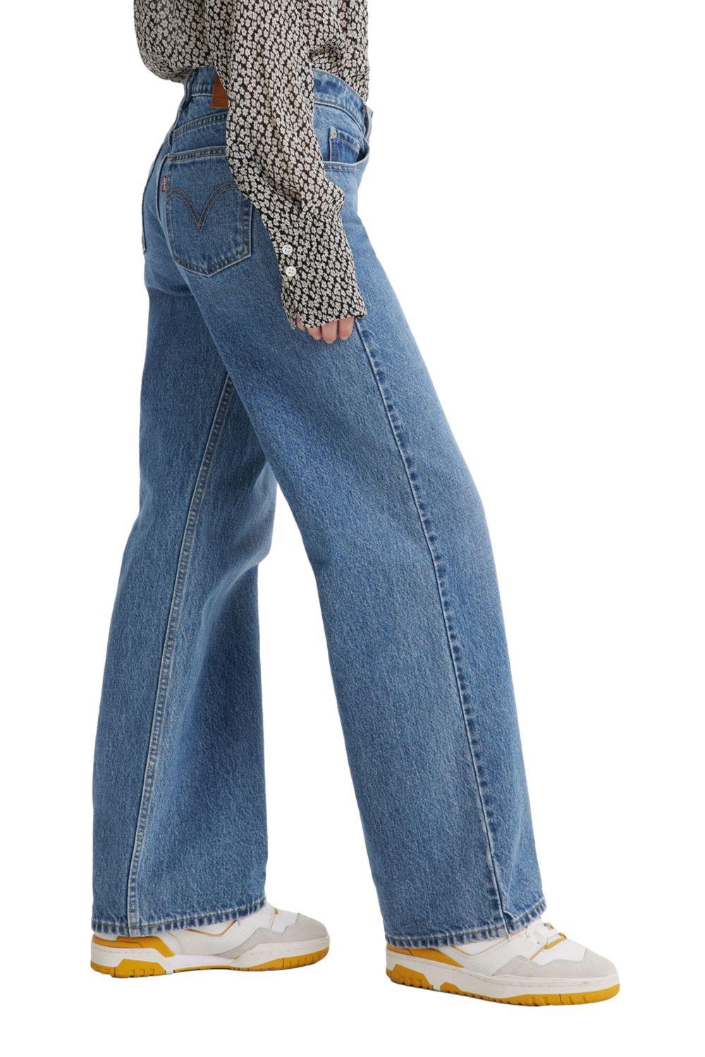 Jeans Mujer Low Loose Azul Levis A5566-0001-1