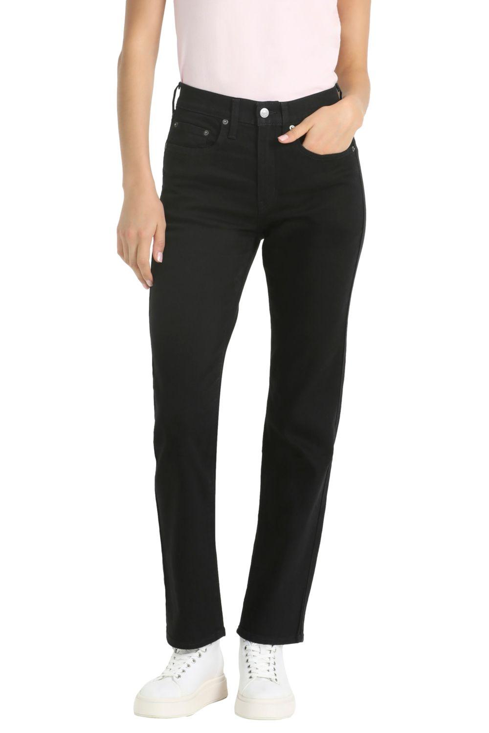 Jeans Mujer 724 High Rise Straight Negro Levis 18883-0307-0