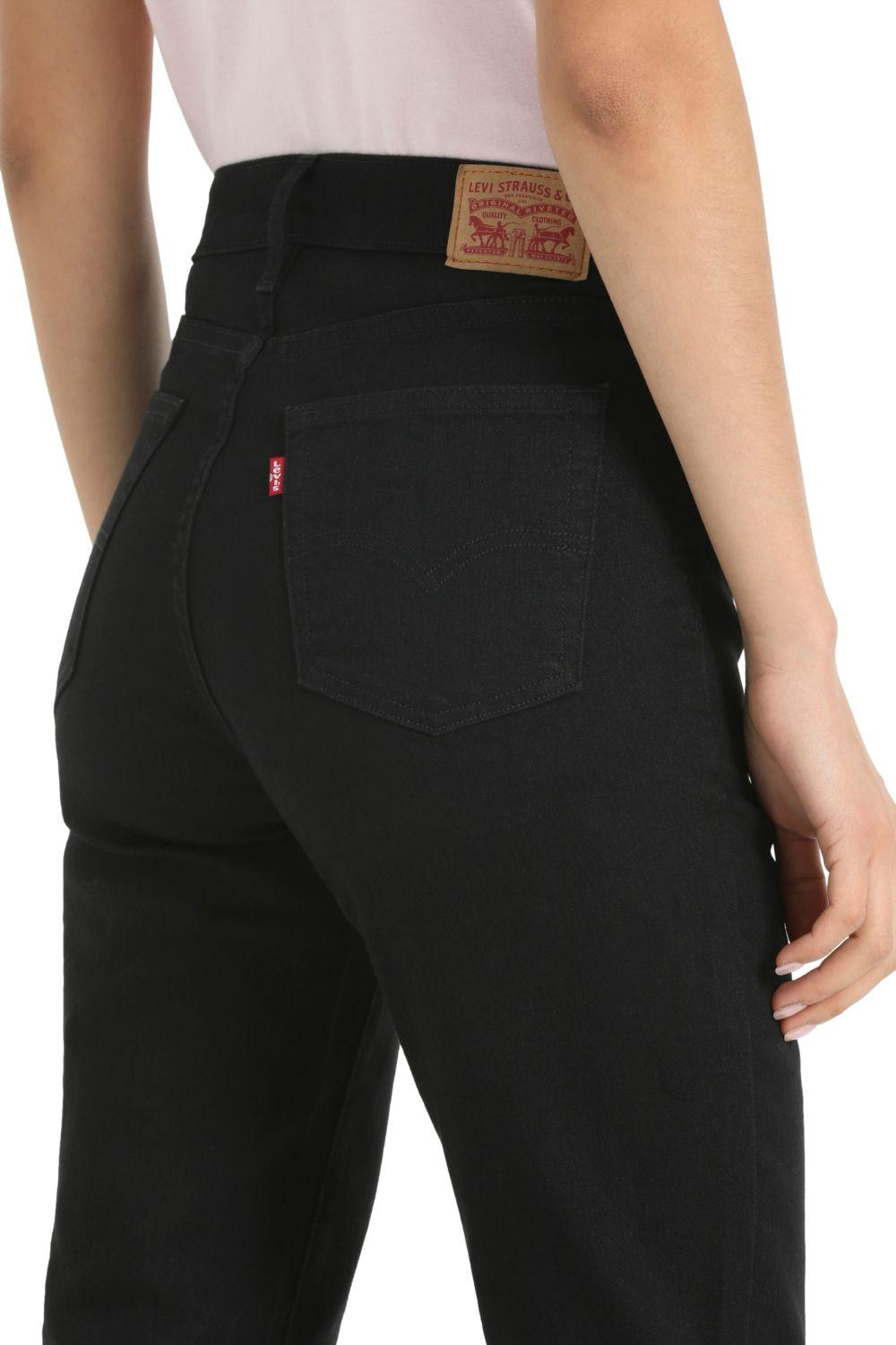 Jeans Mujer 724 High Rise Straight Negro Levis 18883-0307-3