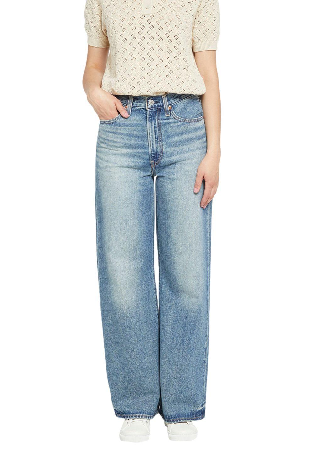 Jeans Mujer Ribcage Wide Leg Celeste Levis A6081-0022-0