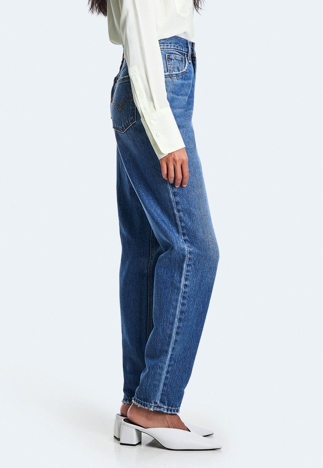 Jeans Mujer Mom Azul A3506-0004-1