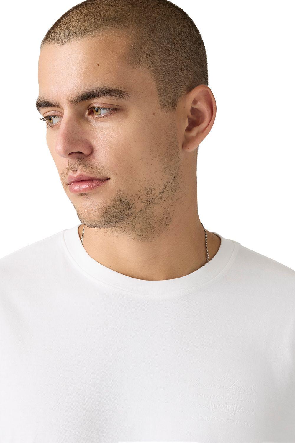 Polera Hombre Relaxed Fit Tee Blanco Levis 16143-2401-3