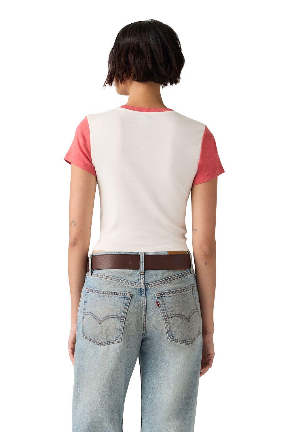 Polera Mujer Gr Essential Sporty Tee Beige Levis A8798-0111-1