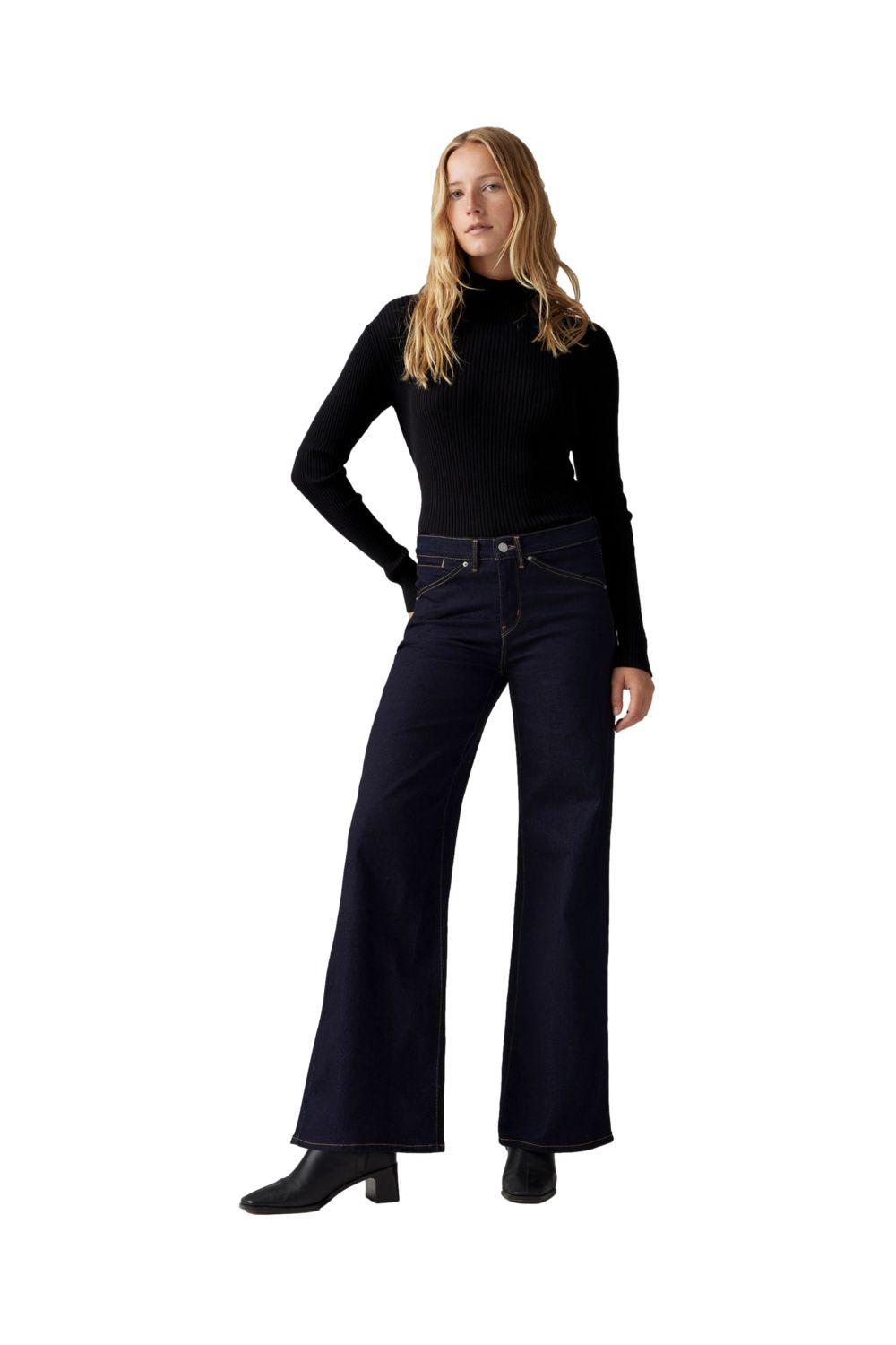 Jeans Mujer 318 Styled Wide Leg Azul Levis 001Q7-0004-3