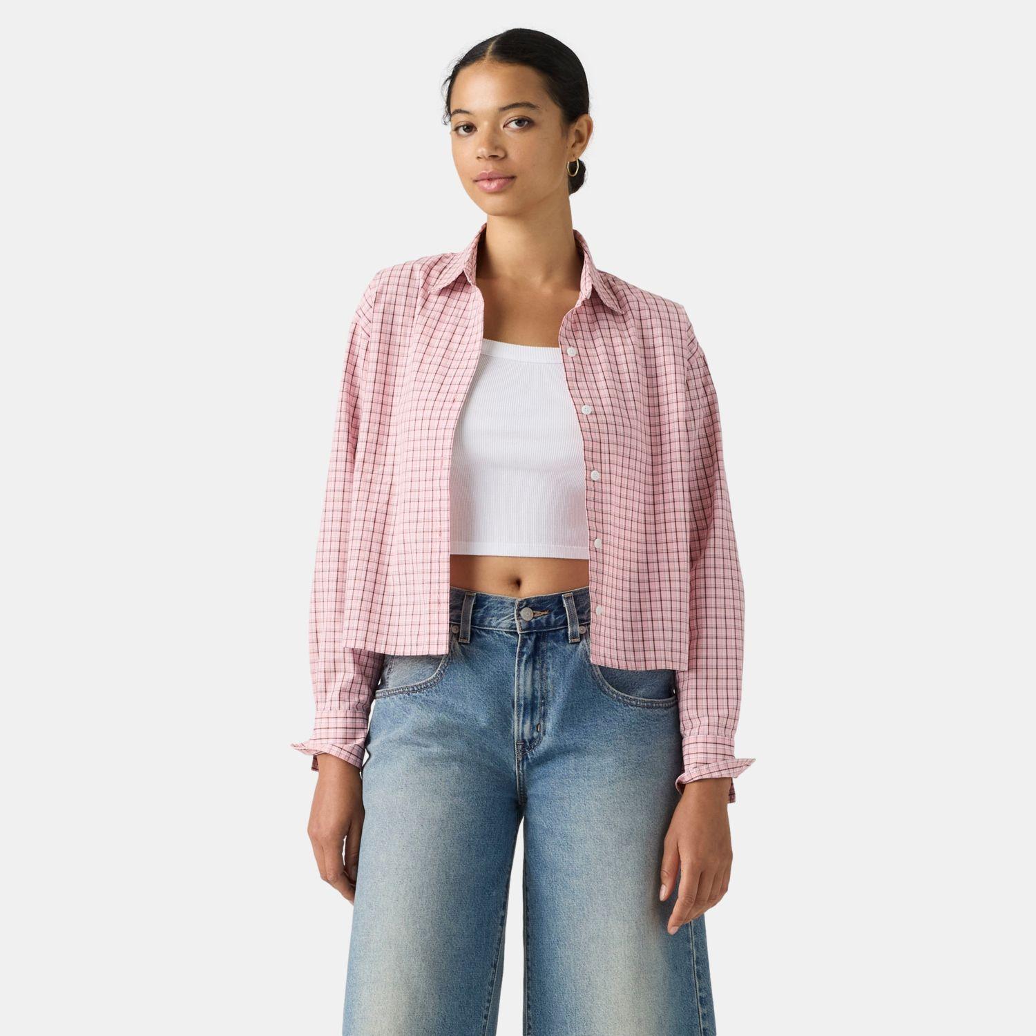 Blusa Mujer Cropped Harlie Shirt Rosado Levis 003P2-0013-0