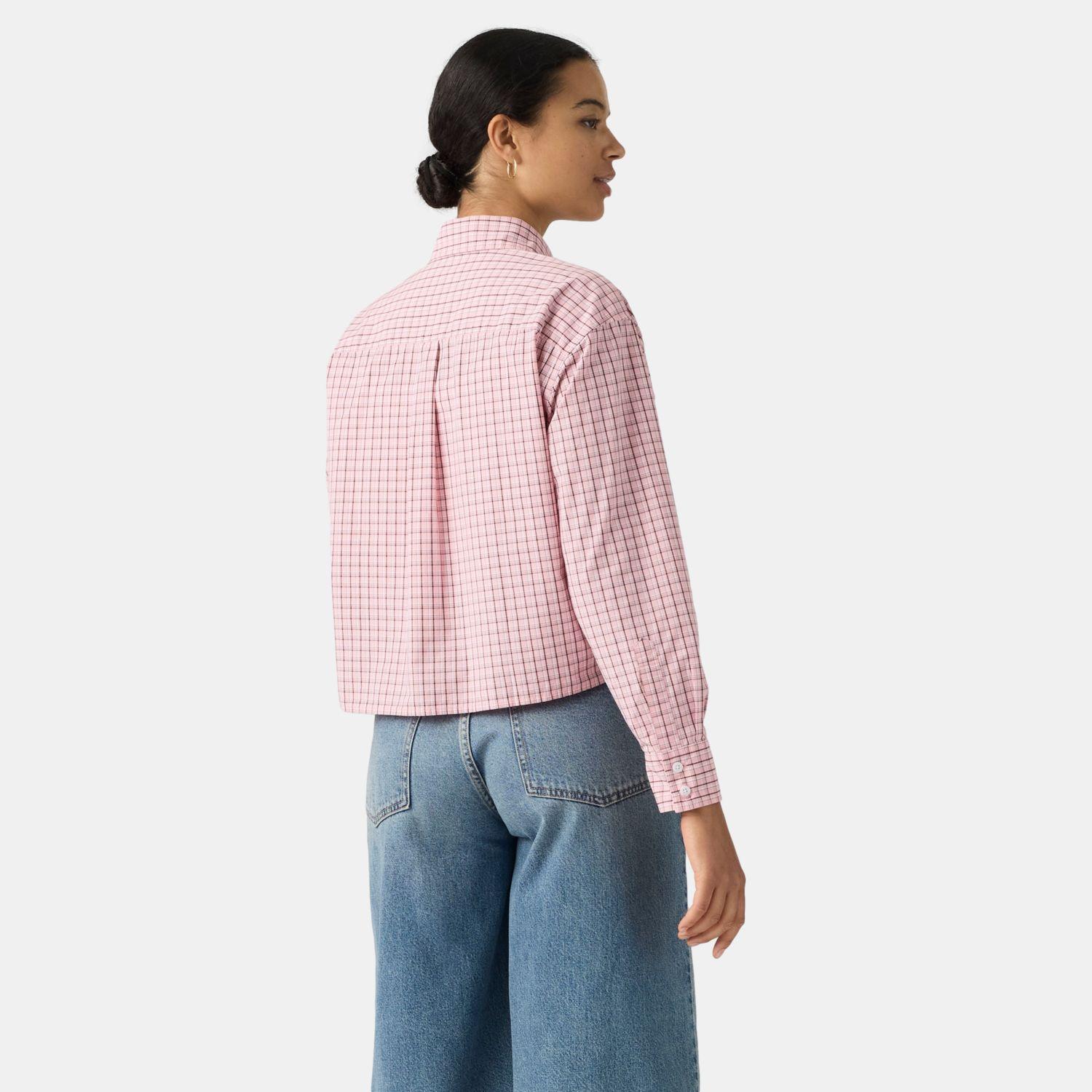 Blusa Mujer Cropped Harlie Shirt Rosado Levis 003P2-0013-1