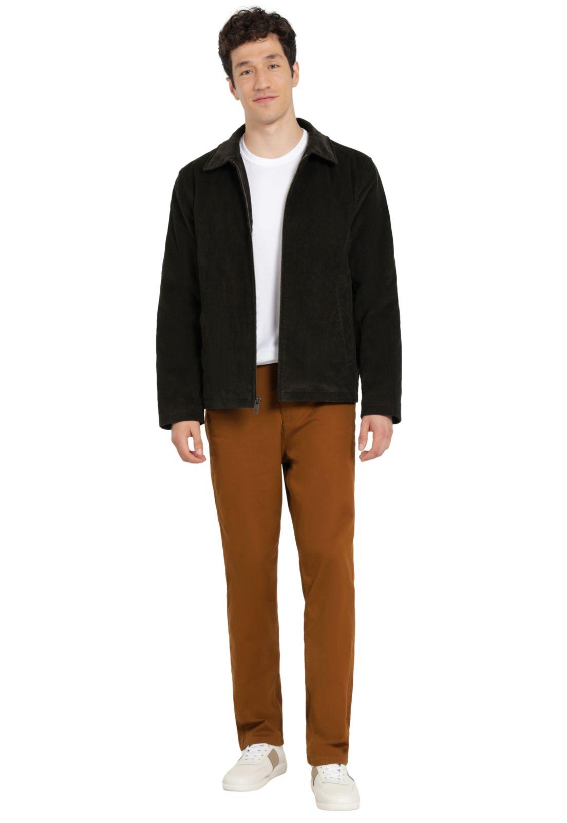 Chaqueta Hombre Collar Slim Fit Verde 95868-0034-3