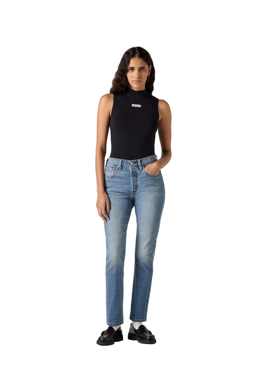 Jeans Mujer 501 Skinny Celeste Levis 29502-0265-3