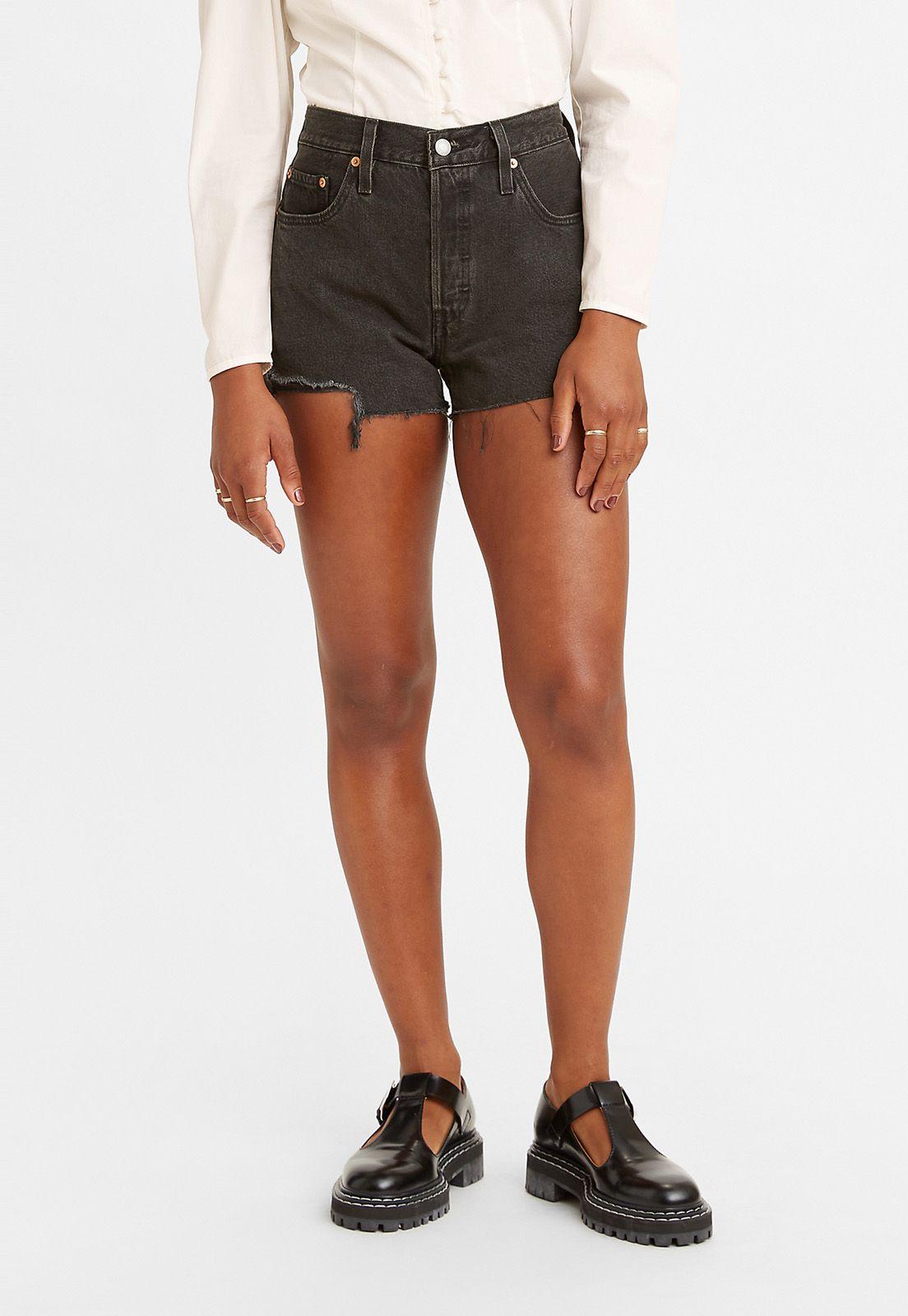 Shorts Mujer 501 Original Negro Levis 56327-0112-0