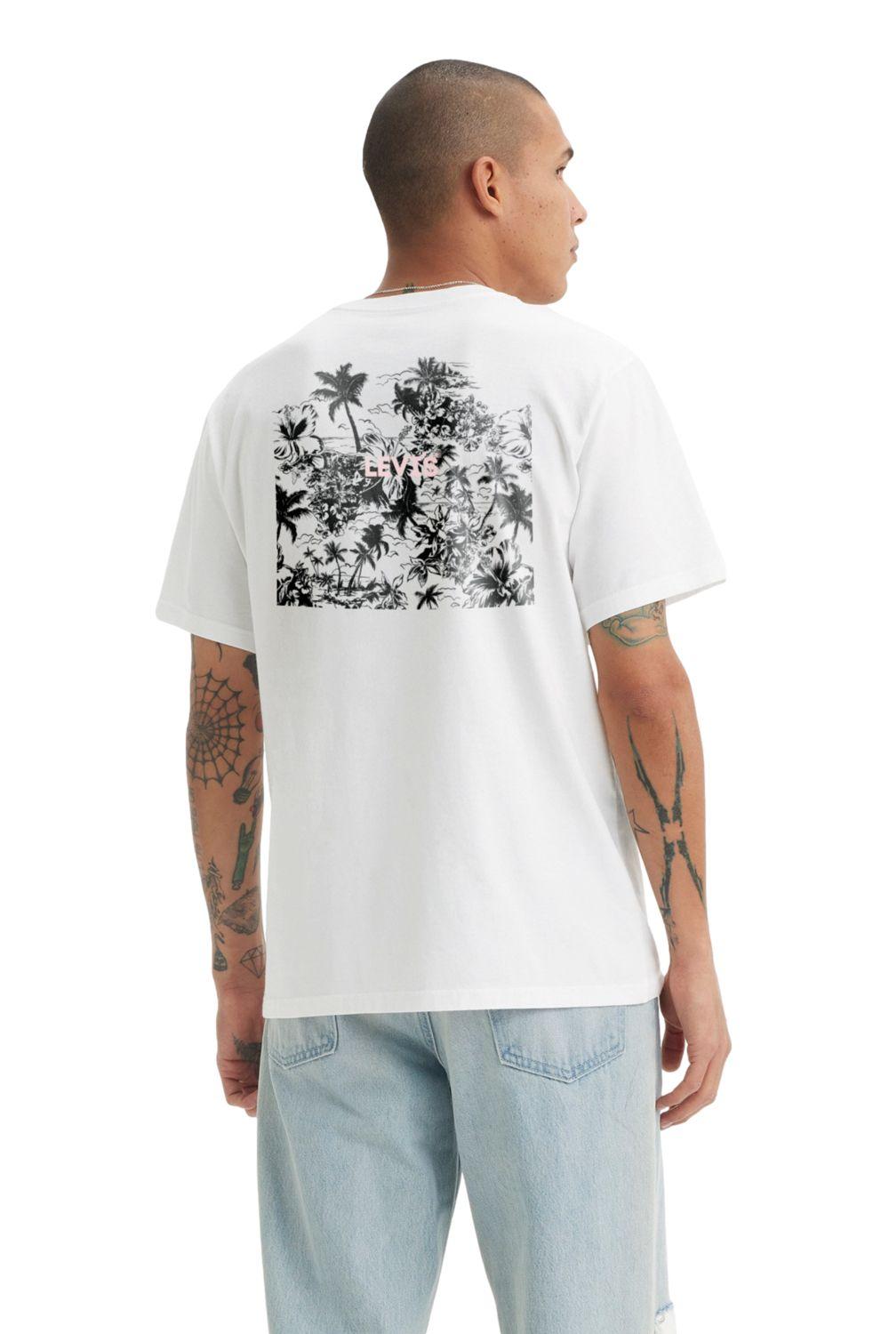 Polera Hombre Ss Relaxed Fit Tee Blanco Levis 16143-1537-1