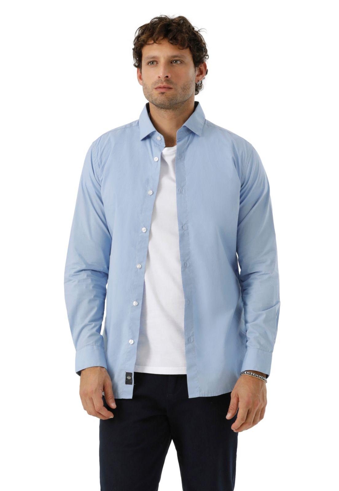 Camisa Hombre Crafted Slim Fit Blues A4285-0023-0
