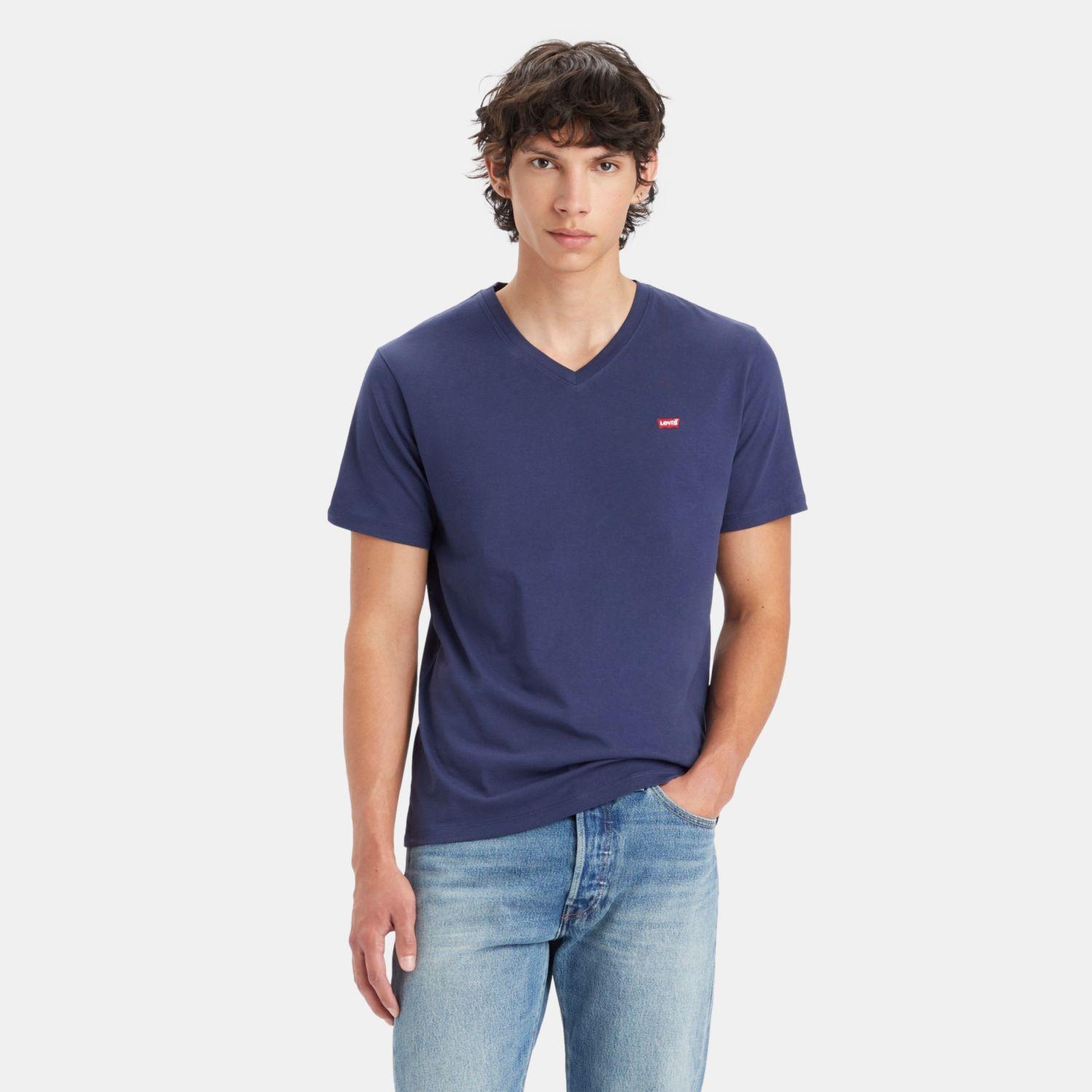 Polera Hombre Classic V Neck Tee Azul Levis A7280-0001-0