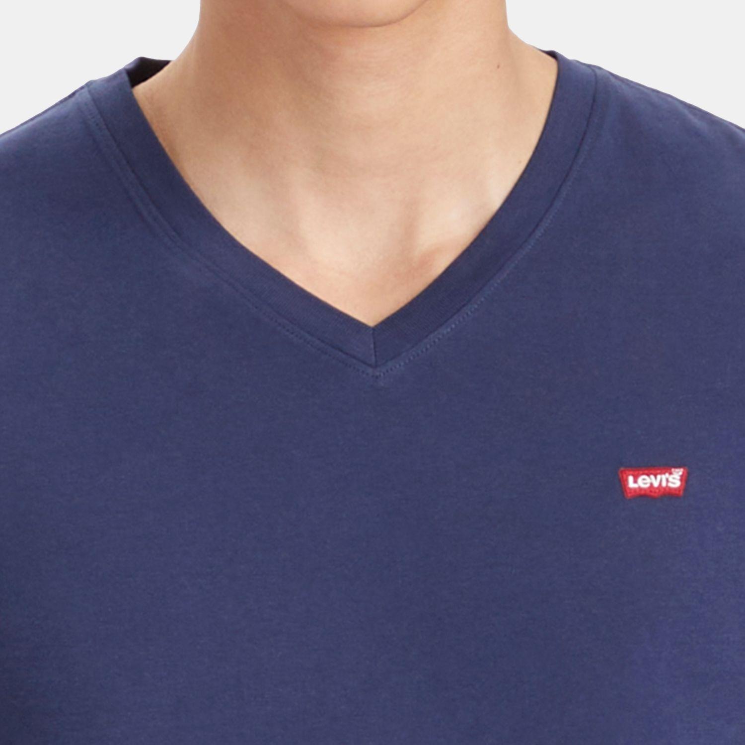 Polera Hombre Classic V Neck Tee Azul Levis A7280-0001-2