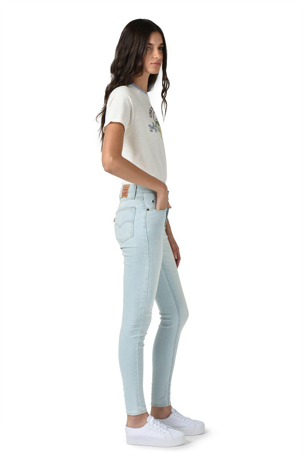 Jeans Mujer 721 Skinny Celeste Levis 18882-0889-1