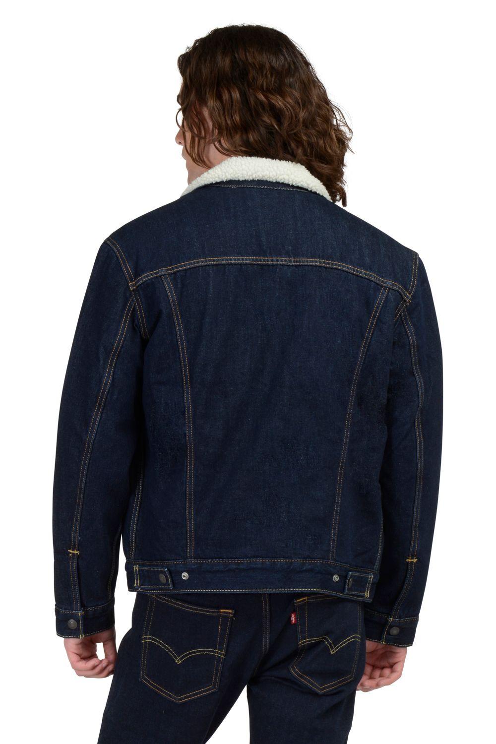 Chaqueta Hombre Regular Fit con Sherpa Azul Levis 16365-0075-2