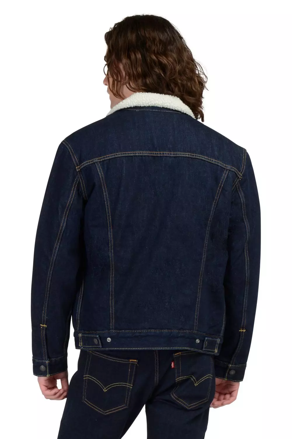 Chaqueta Hombre Regular Fit con Sherpa Azul Oscuro Levis 16365-0075-2