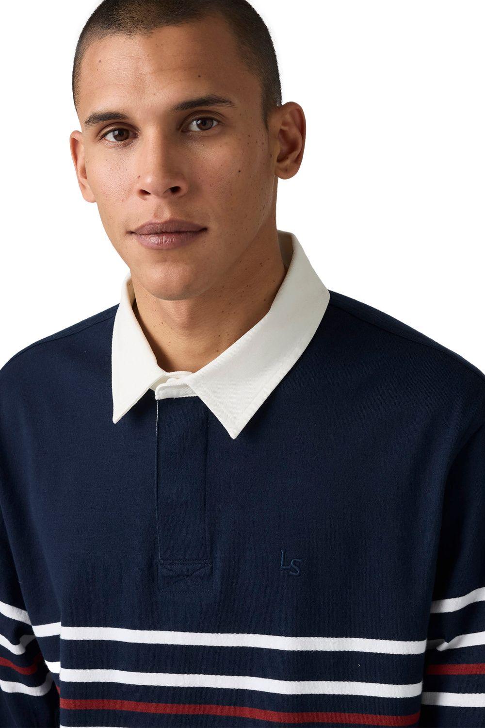Polera Hombre Union Rugby Azul Levis A4845-0033-3