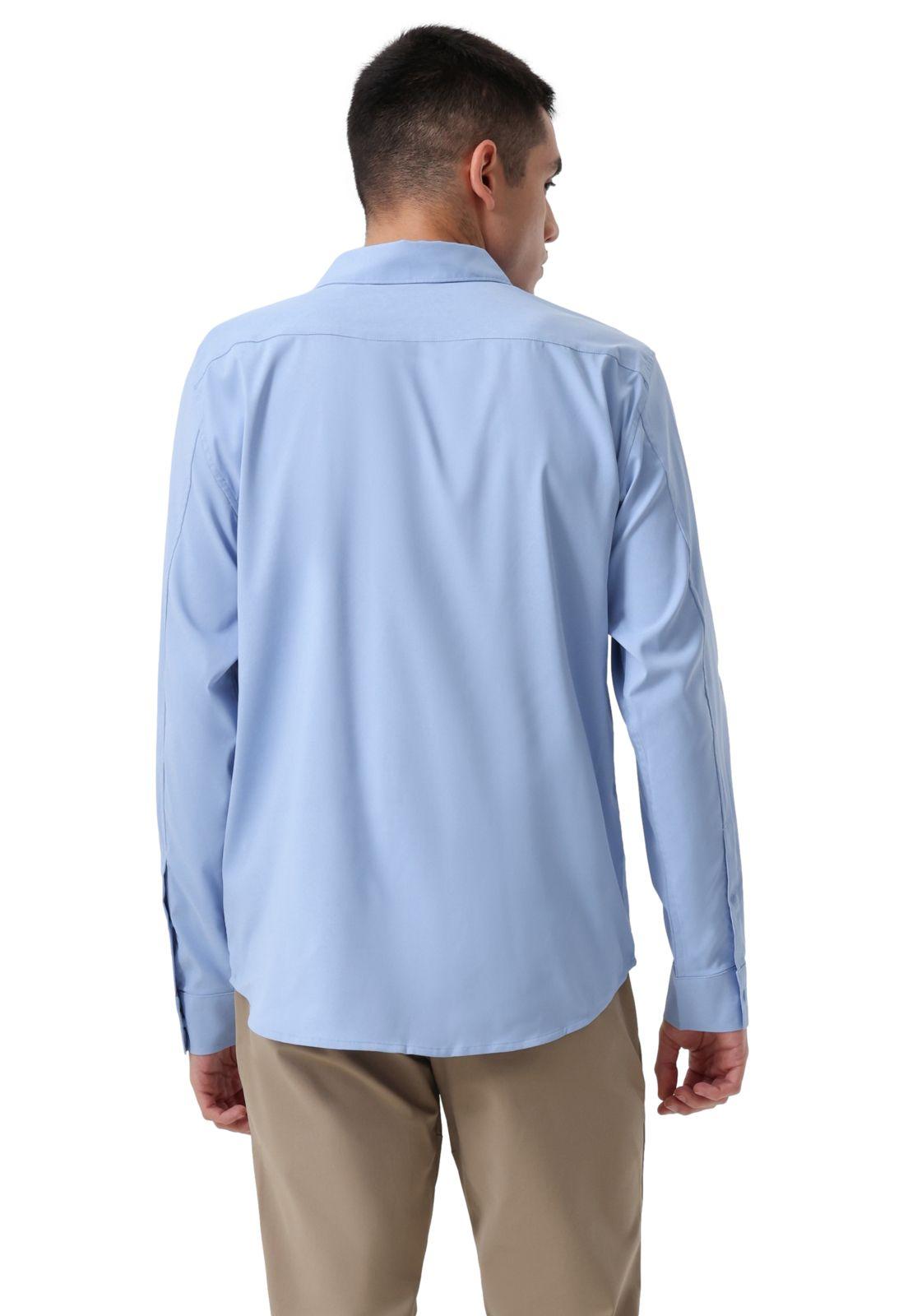 Camisa Hombre Go LS Regular Fit Azul 003H6-0001-2