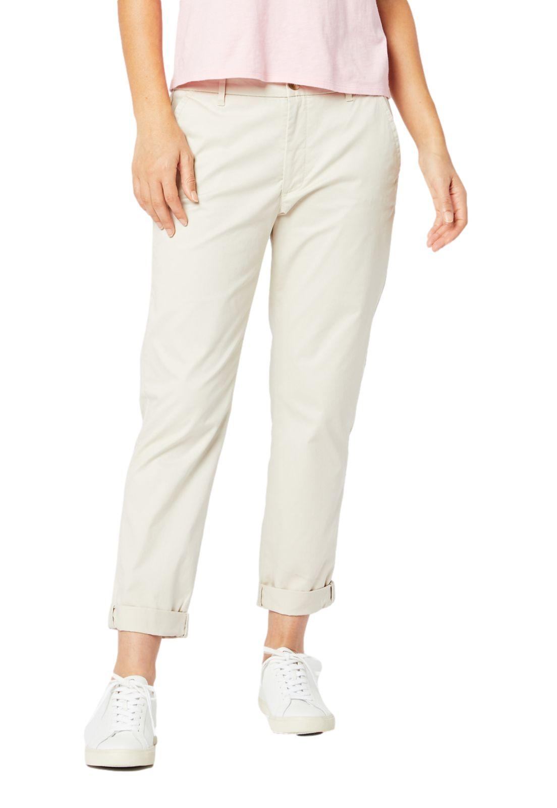 Pantalón Mujer Weekend Chino Slim Ankle Fit Khaki 52699-0035-0