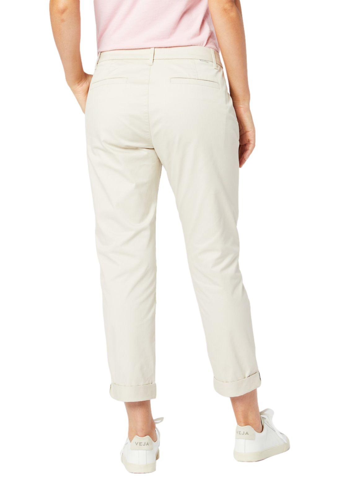 Pantalón Mujer Weekend Chino Slim Ankle Fit Khaki 52699-0035-2