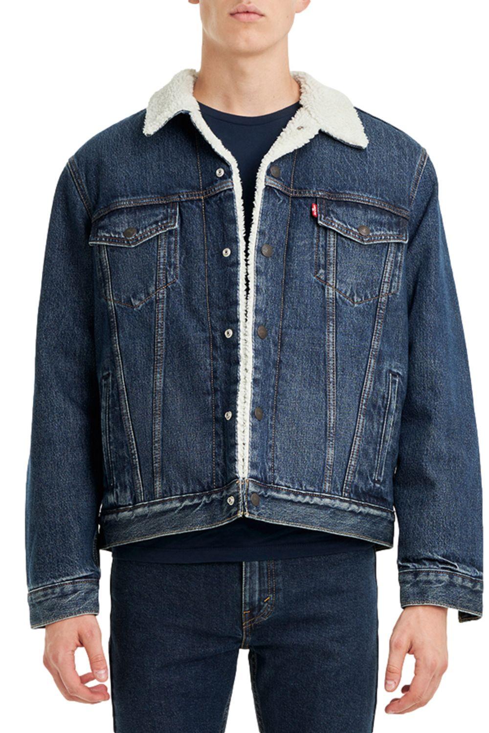 Chaqueta Hombre Sherpa Trucker Azul Levis 16365-0186-0