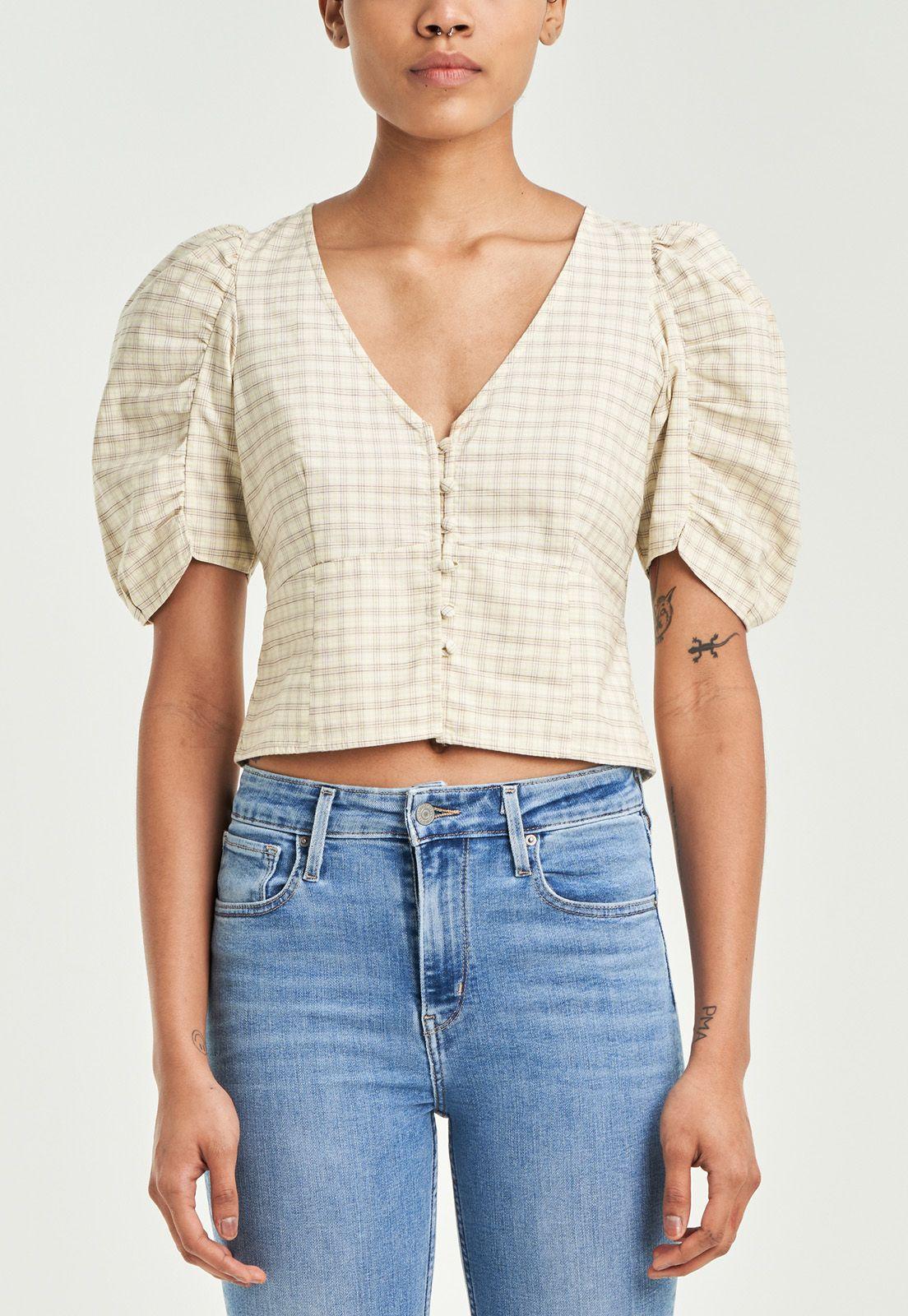 Camisa Mujer Lisa Beige Levis A3357-0001-0