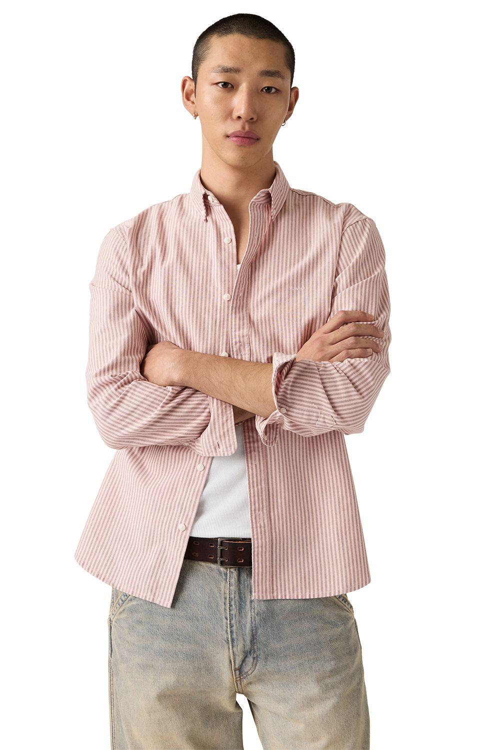 Camisa Hombre Authentic Button Down Rosado Levis A7210-0055-3