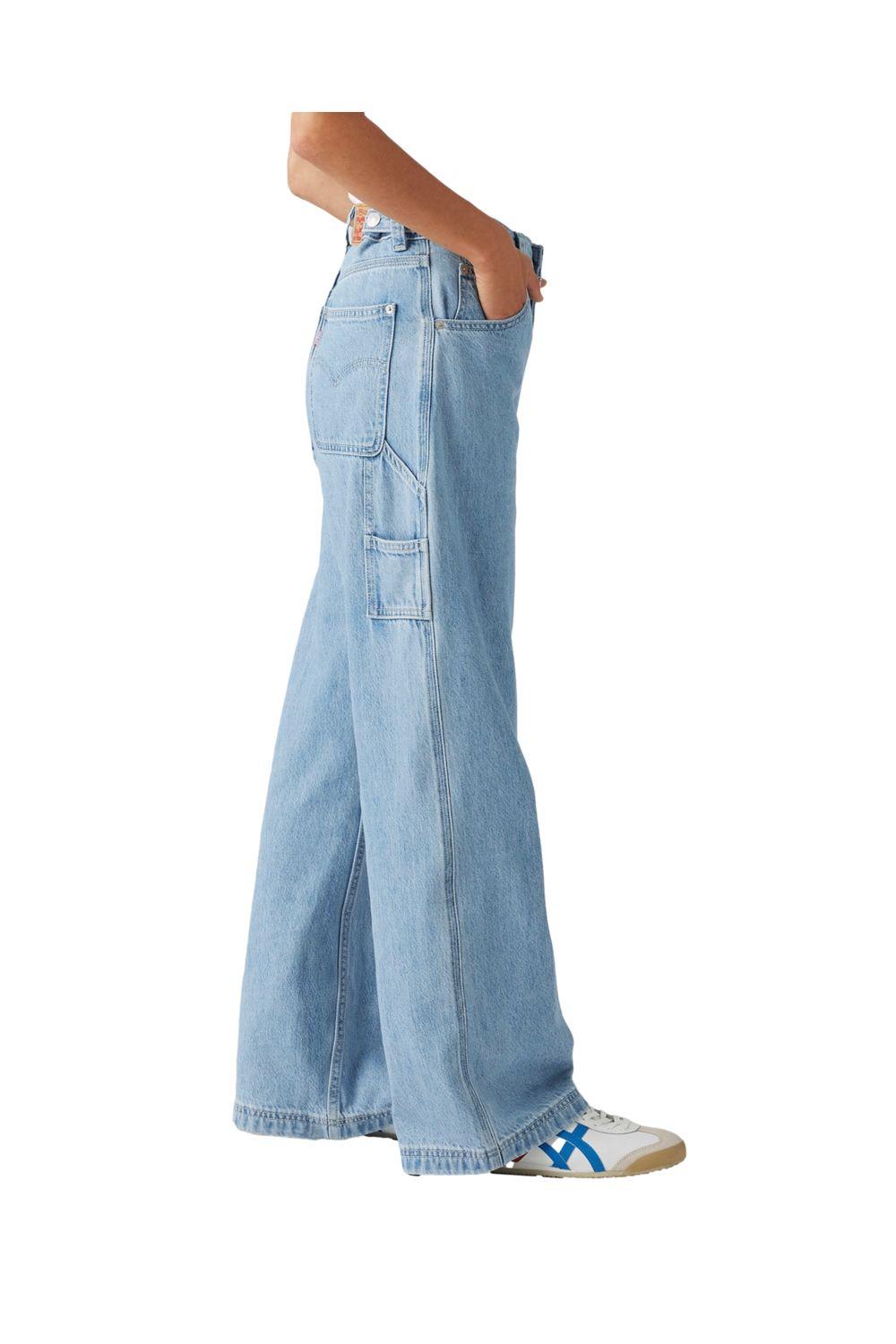 Jeans Mujer Cinch Baggy Carpenter Celestes Levis 001UL-0005-1