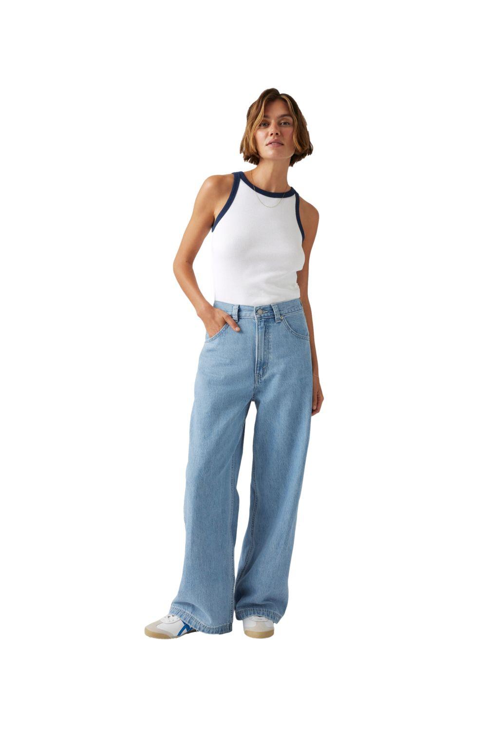 Jeans Mujer Cinch Baggy Carpenter Celestes Levis 001UL-0005-3