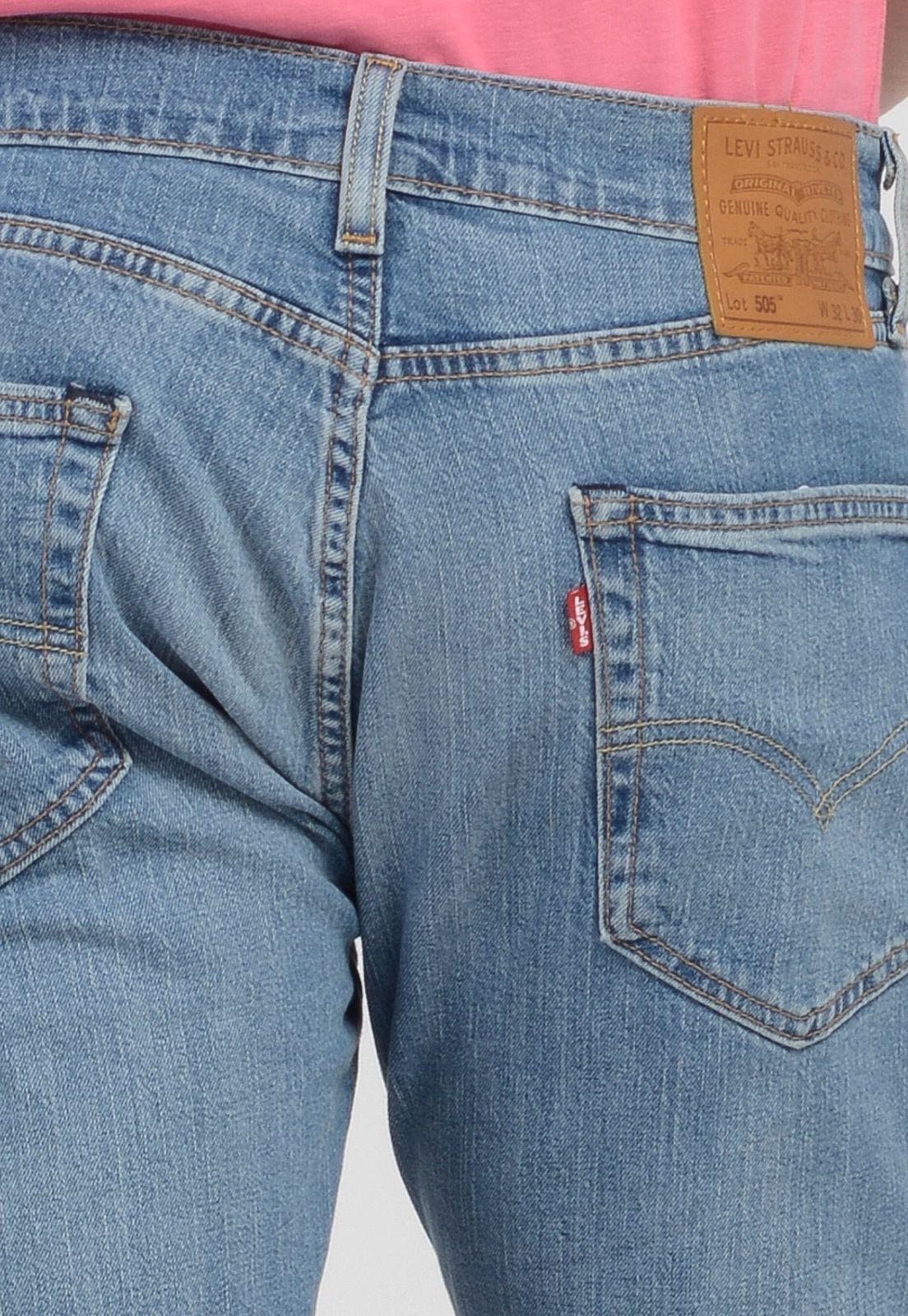 Jeans Hombre 505 Regular Azul Medio Levis 00505-2568-2