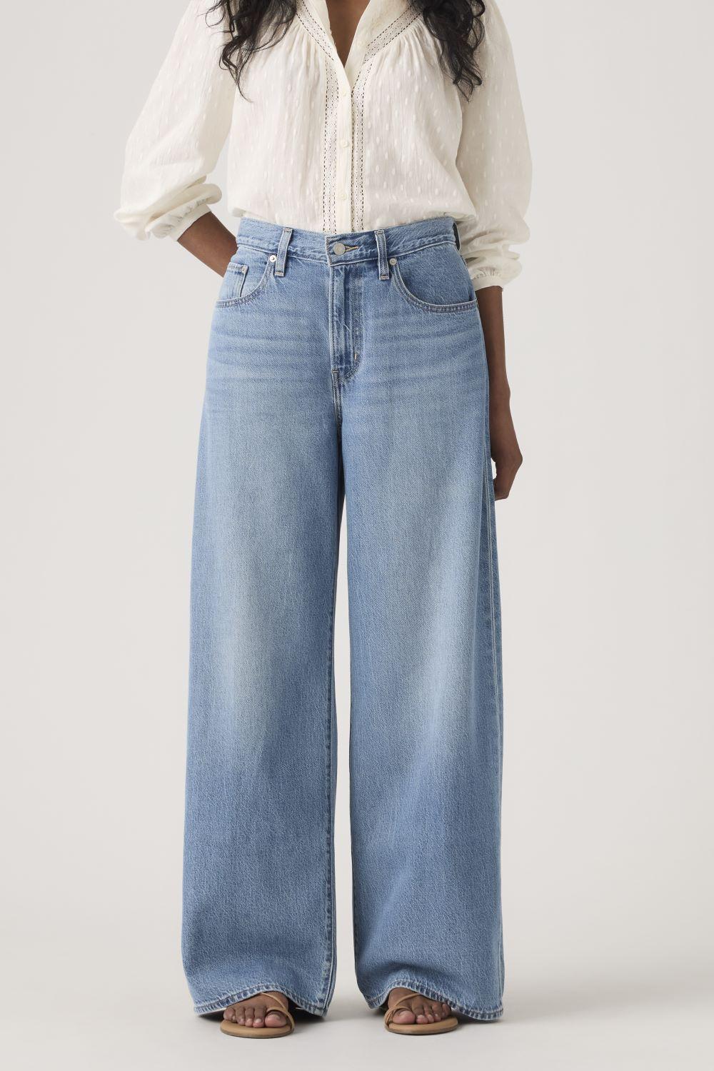 Jeans Mujer Xl Straight Azul Levis A8701-0041-0