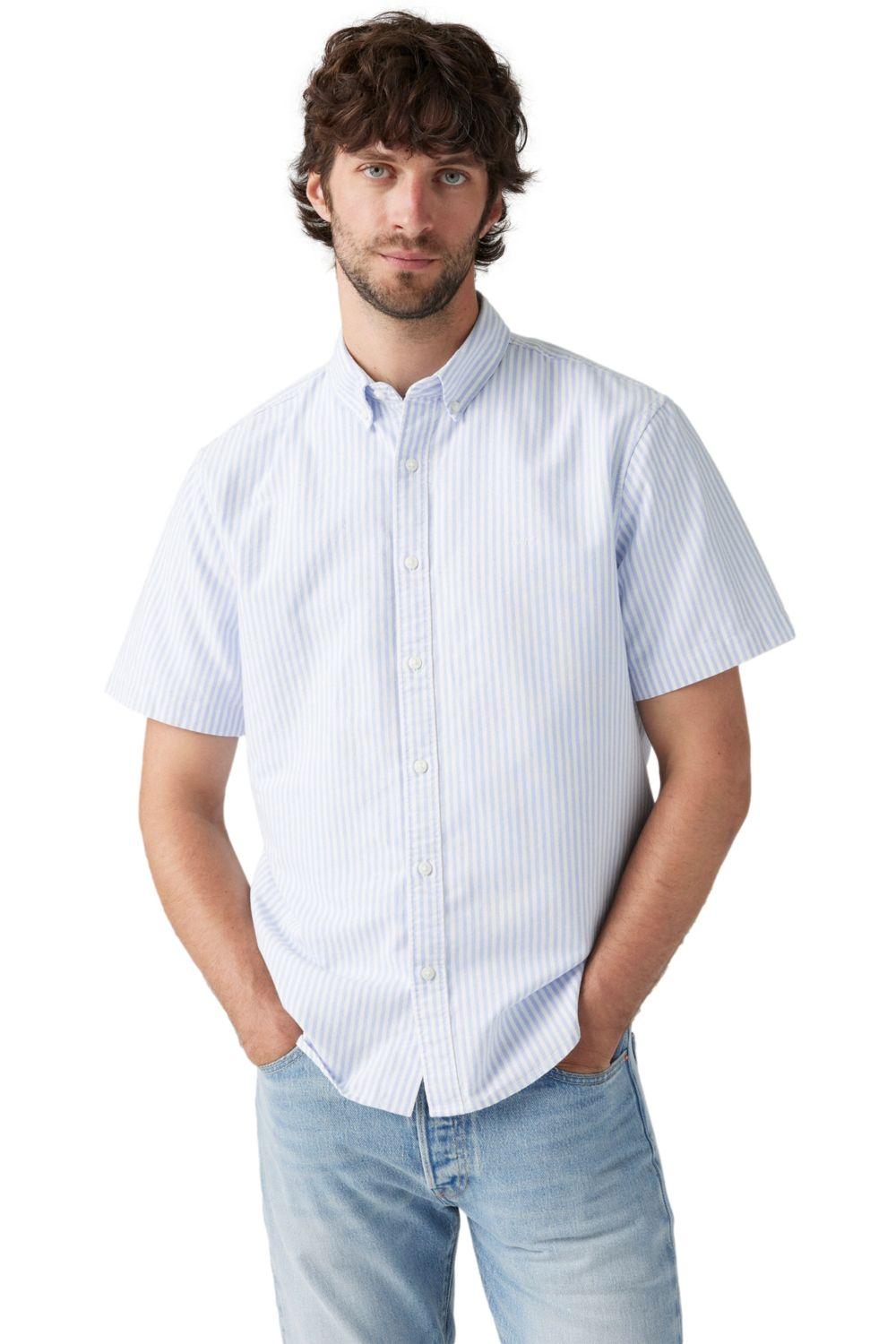 Camisa Hombre Authentic Button Down Celeste Levis A9161-0015-1