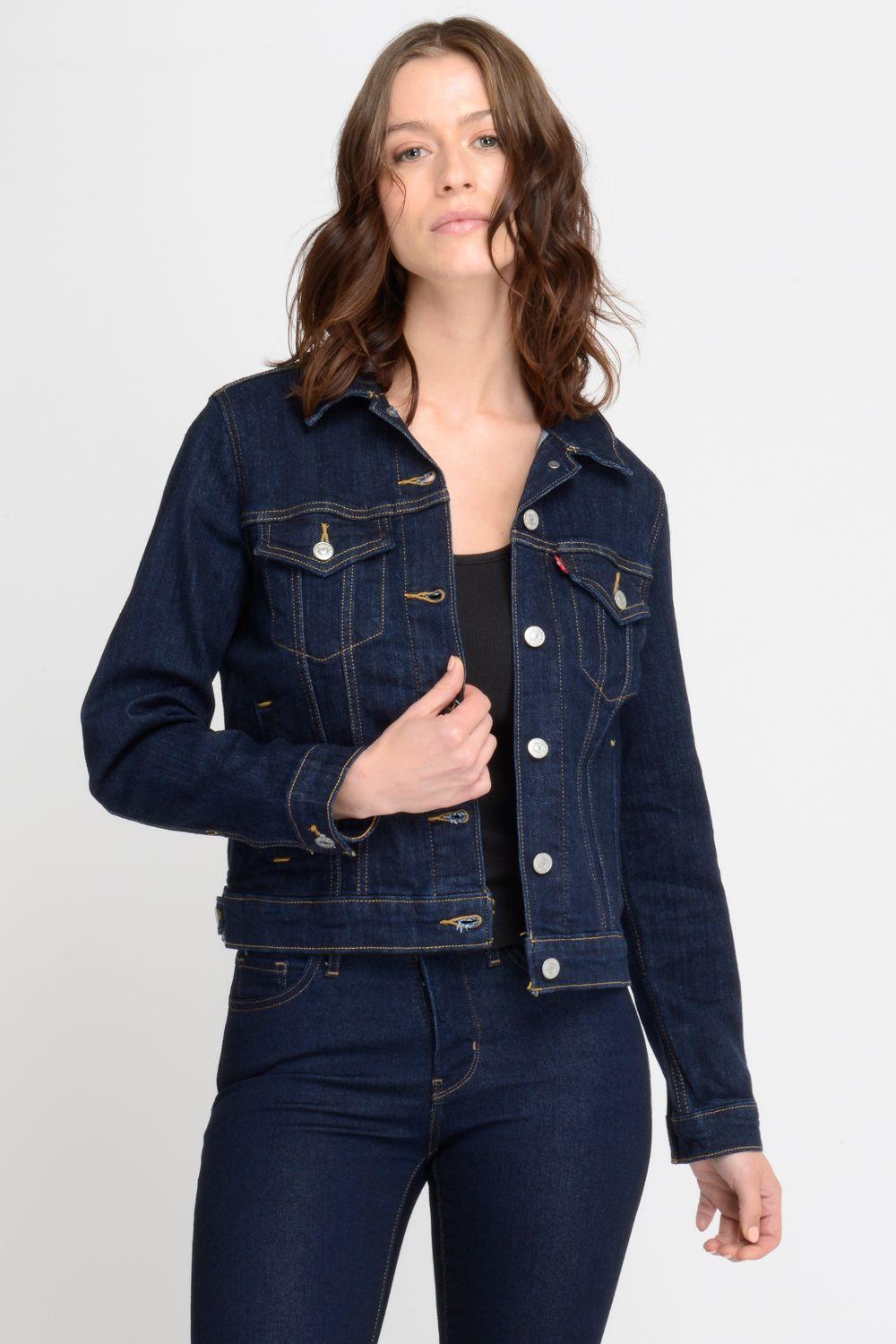 Chaqueta Mujer Regular Fit Botones Azul Levis 29945-0013-1