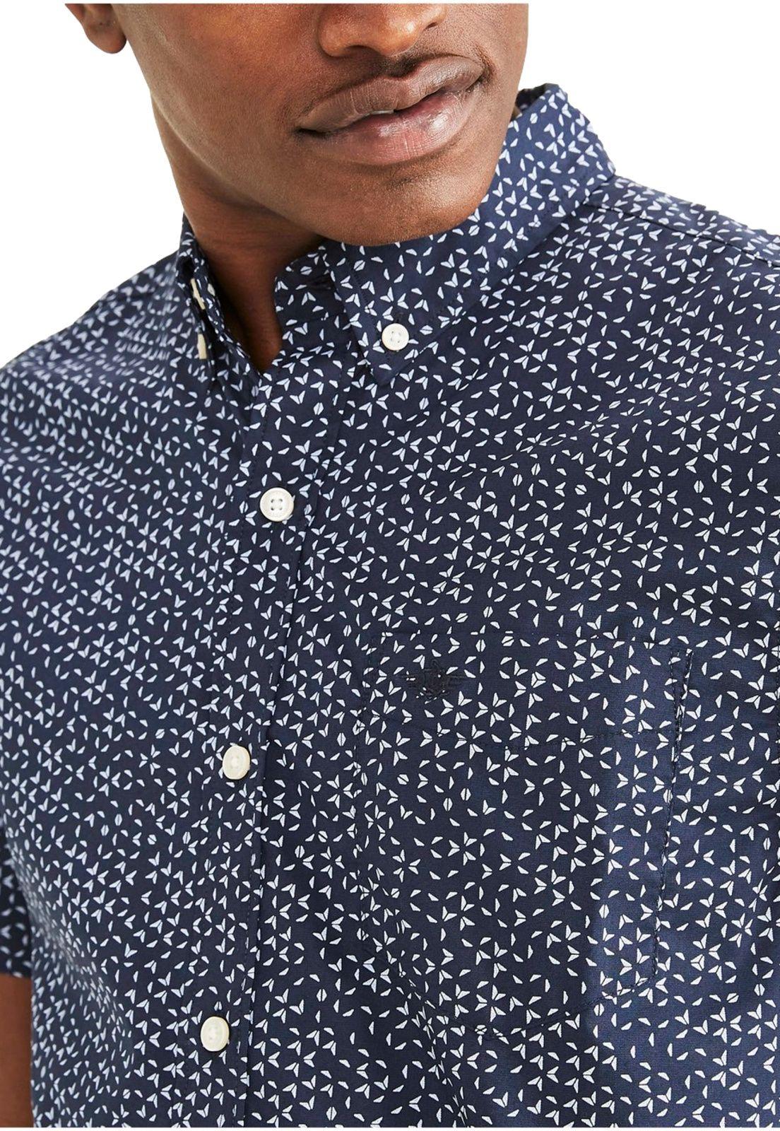 Camisa Hombre Sig Comfort Flex Classic Fit Navy 54708-0586-4