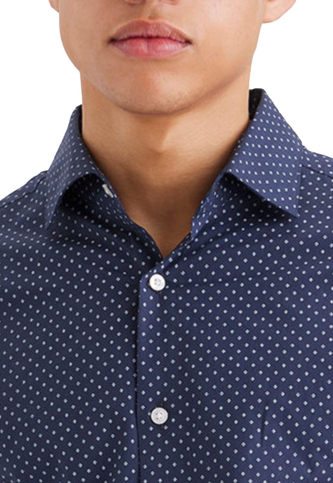 Camisa Hombre Crafted Slim Fit Azul A4285-0018-1