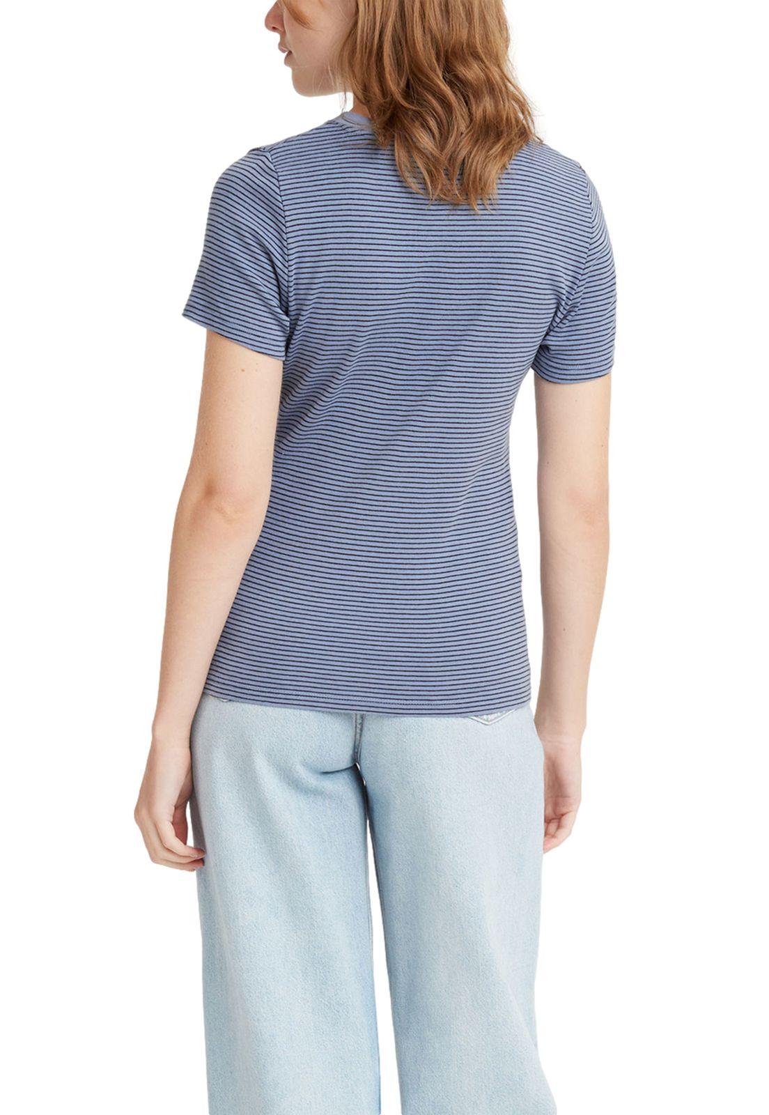 Polera Mujer Lisa Azul Levis 37697-0032-1