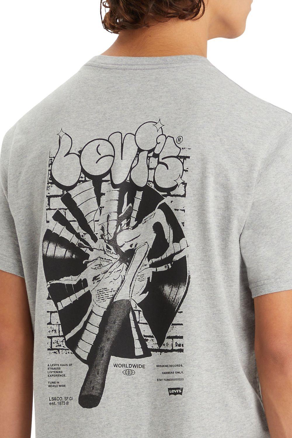 Polera Hombre Relaxed Fit Gris Levis 16143-1320-3