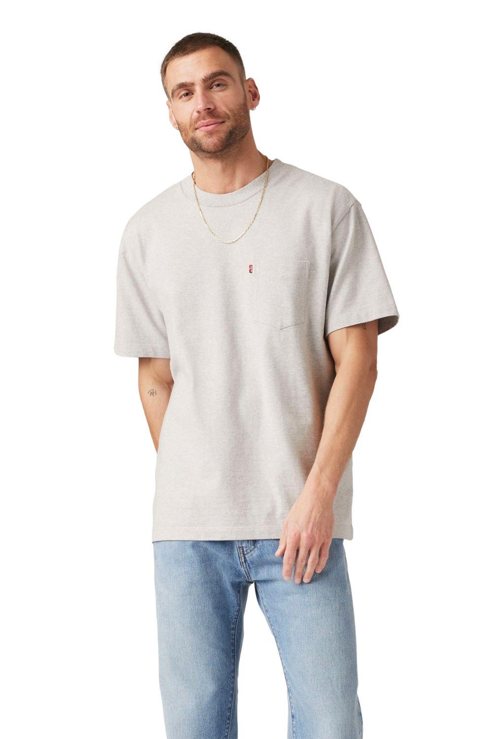 Polera Hombre The Hw Pocket Tee Gris Levis A8605-0002-0