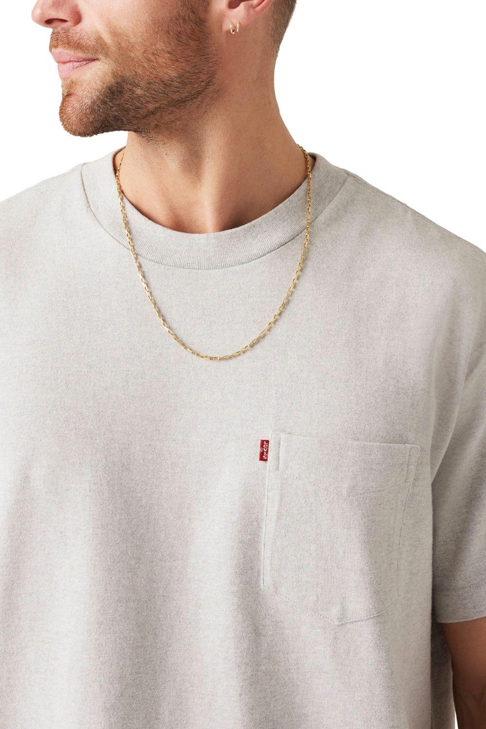 Polera Hombre The Hw Pocket Tee Gris Levis A8605-0002-3