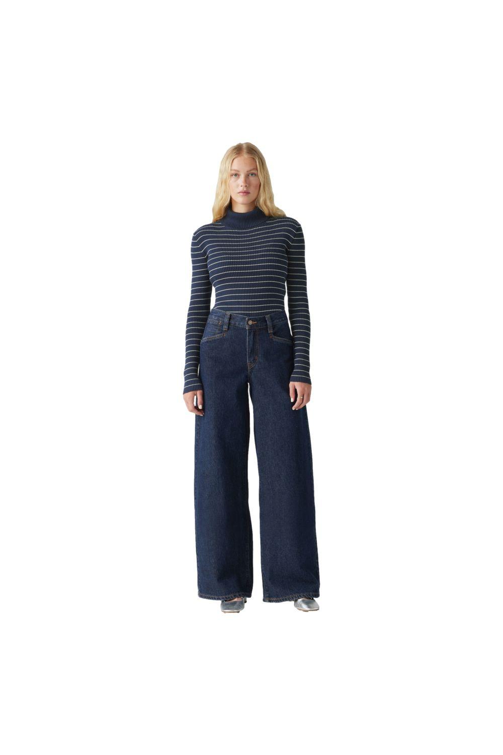 Jeans Mujer 94 Baggy Wide Leg Azul Levis A5929-0014-3
